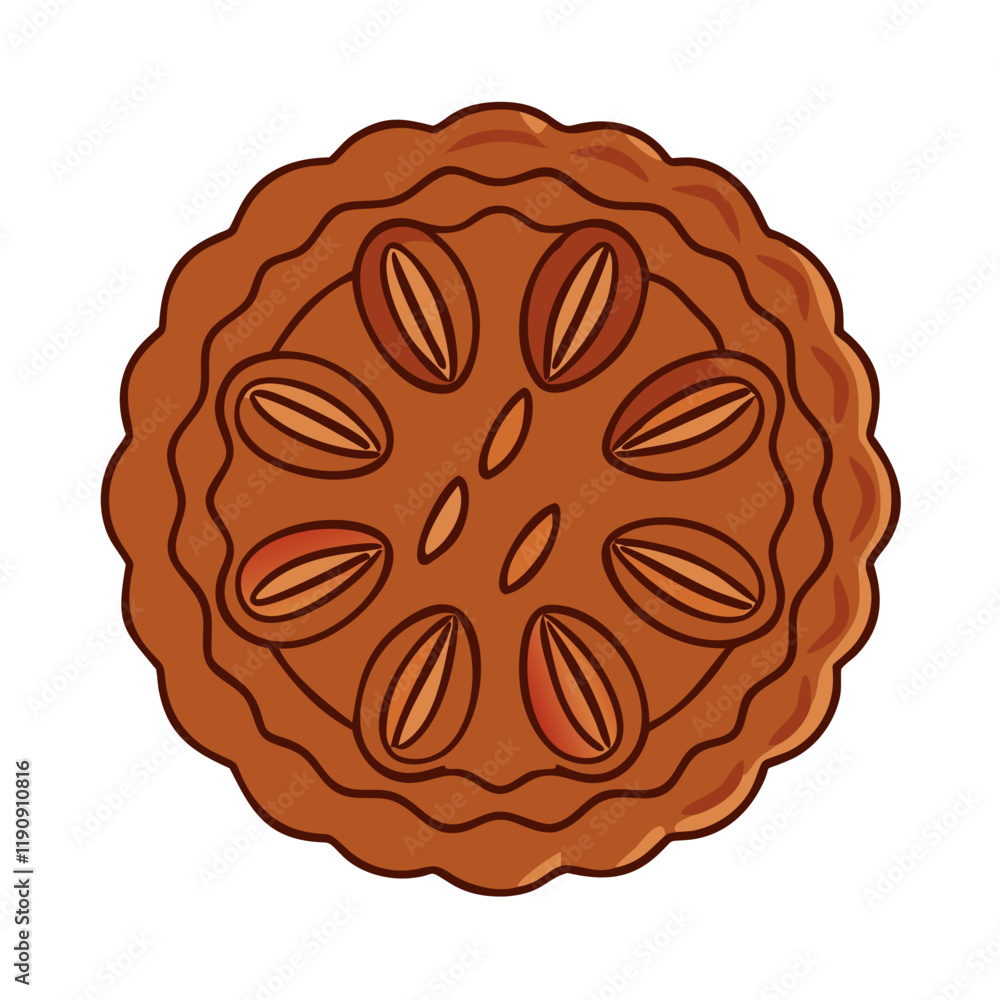 pecan pie vector icon,pecan pie vector illustration - simple illustration of pecan pie ,perfect for logos and iconspecan pie pecan pie vector icon,pecan pie vector illustration - simple illustration of pecan pie ,perfect for logos and iconspecan pie