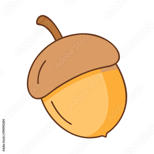 acorn vector icon,acorn vector illustration - simple illustration of acorn ,perfect for logos and iconsacorn 