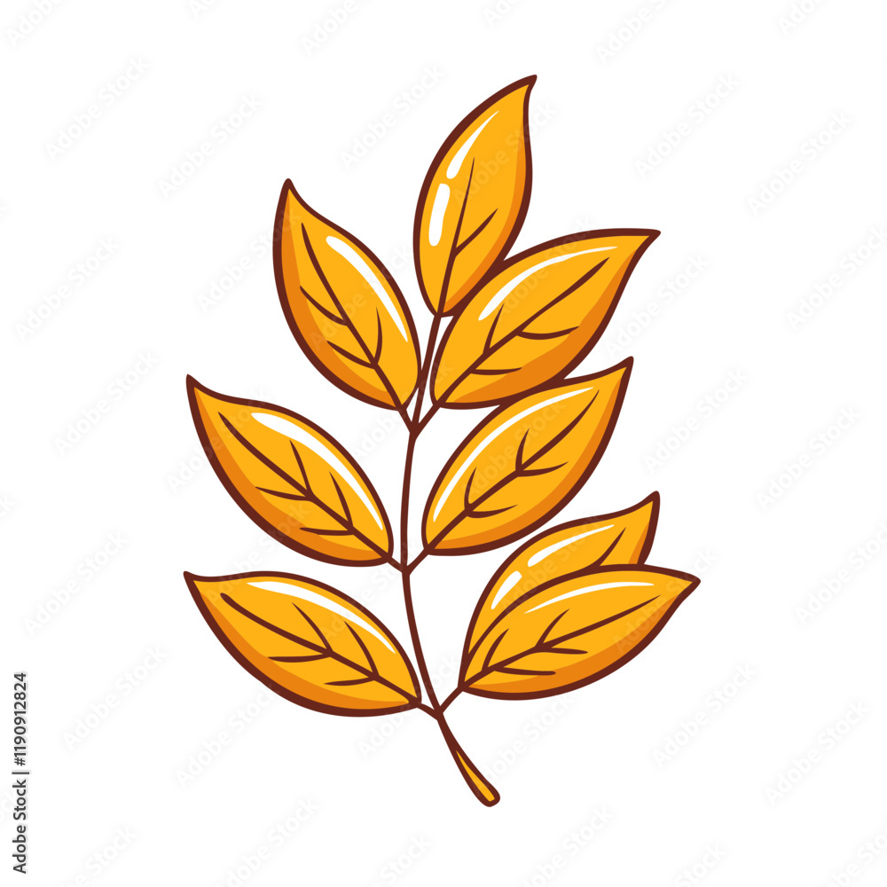 amber leaves vector icon,amber leaves vector illustration - simple illustration of amber leaves ,perfect for logos and iconsamber leaves 