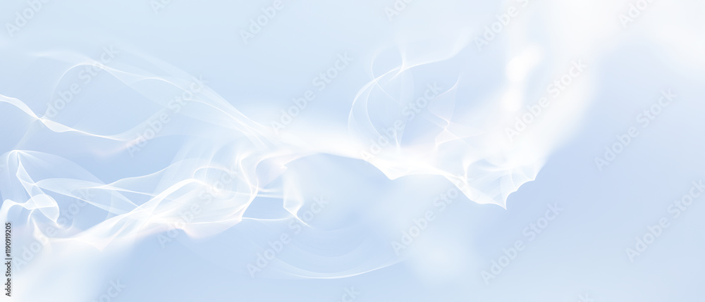 Obraz premium Abstract Background With Soft Light Effects in White Tones