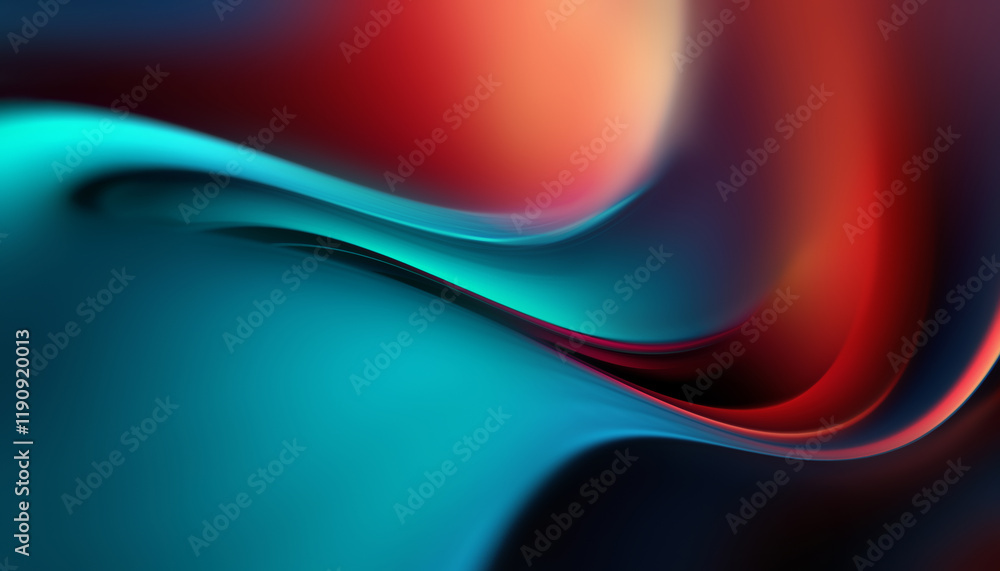 Obraz premium Abstract Gradient Background in Vibrant Colors for Design
