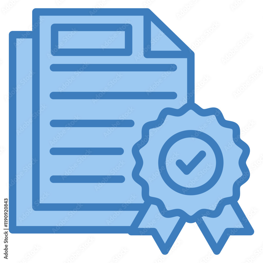 Certificate Icon Element For Design Certificate Icon Element For Design