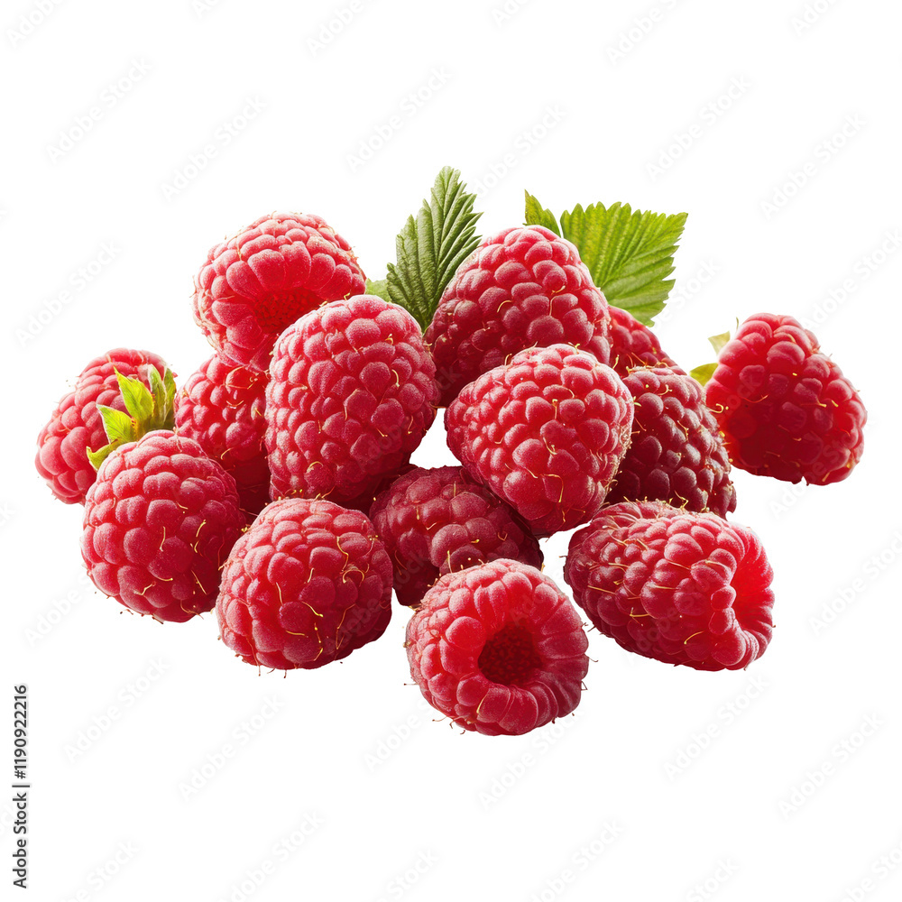 Ripe raspberries fresh fruit png transparent background natural setting close-up Ripe raspberries fresh fruit png transparent background natural setting close-up