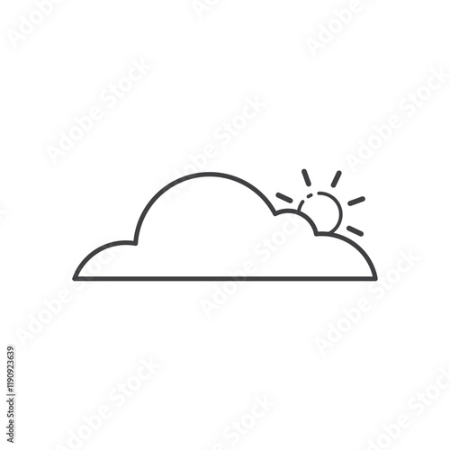 Cloud illustration icon