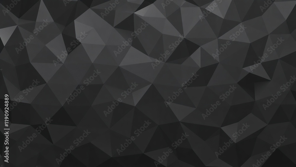 Abstract Black Low Polygonal Background Texture Abstract Black Low Polygonal Background Texture