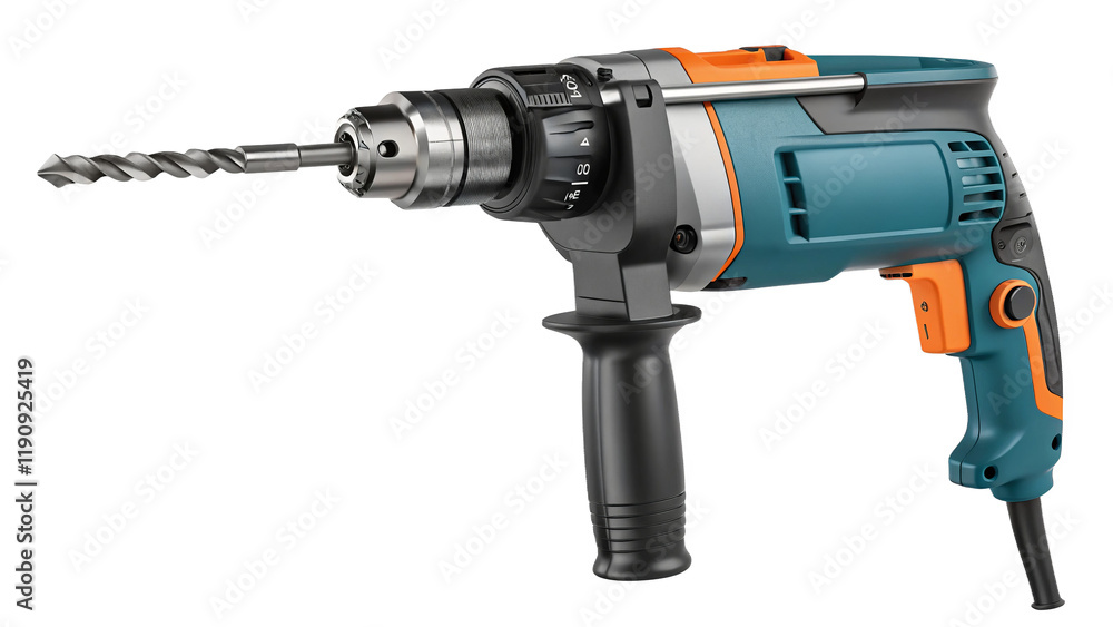 Drill Machine isolated on a transparent background. Drill Machine isolated on a transparent background.