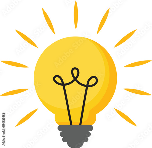 light bulb icon | innovation idea 