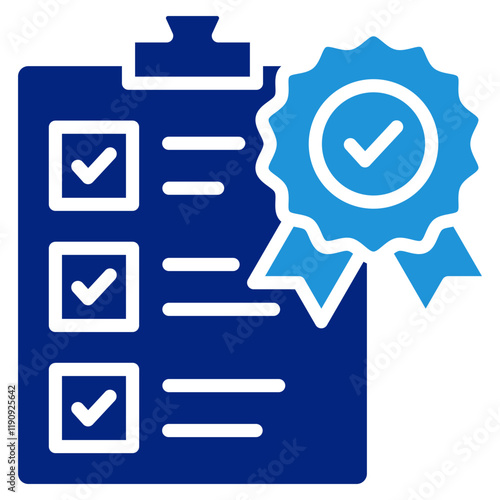 Quality Compliance Icon Element For Design