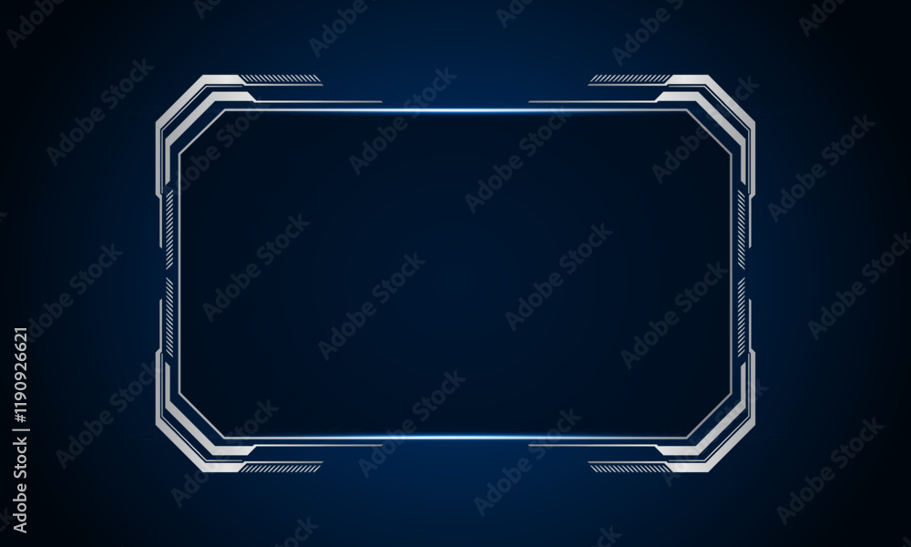 Sci fi futuristic user interface, HUD template frame design, Technology abstract background
Sci fi futuristic user interface, HUD template frame design, Technology abstract background