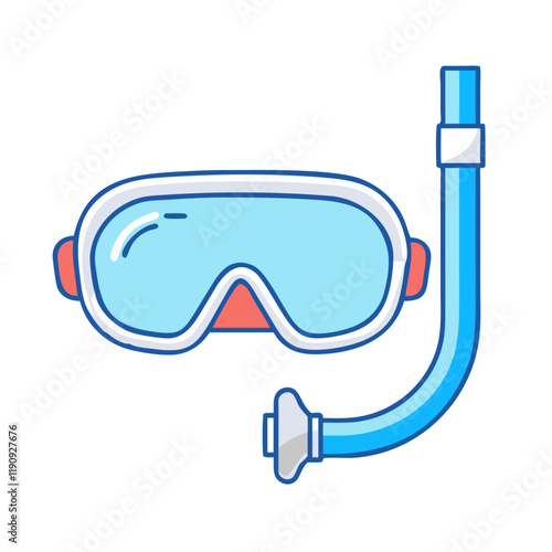 scuba diving mask vector icon, scuba diving mask vector illustration - simple illustration of scuba diving mask, perfect for logos and iconsscuba diving mask 