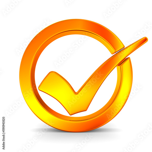 check mark sign on white ba...