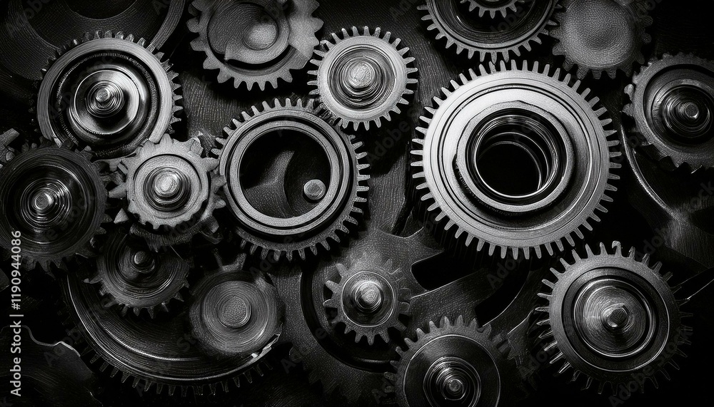Cogs Technology Business Industry concept; machinery cog wheels; web banner Cogs Technology Business Industry concept; machinery cog wheels; web banner