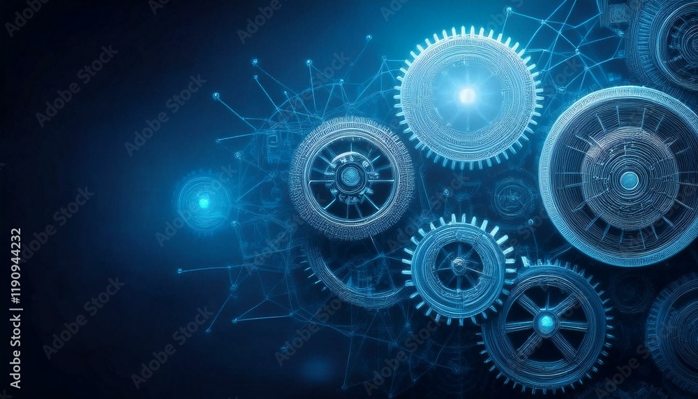 Cogs Technology Business Industry concept; machinery cog wheels; web banner Cogs Technology Business Industry concept; machinery cog wheels; web banner