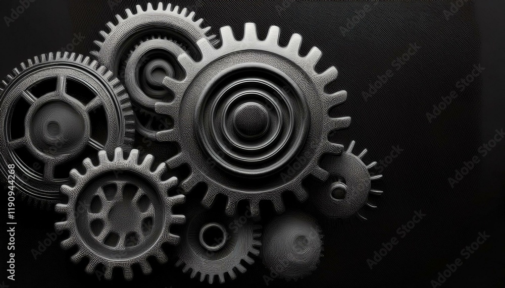 Cogs Technology Business Industry concept; machinery cog wheels; web banner Cogs Technology Business Industry concept; machinery cog wheels; web banner