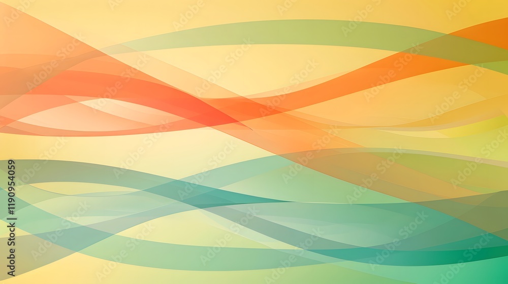 custom made wallpaper toronto digitalAbstract waves in soft colors create a soothing and modern background design.