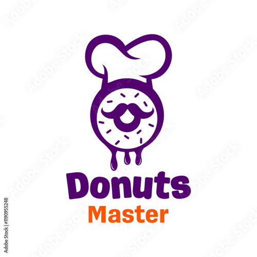 Donuts Master Chief Logo Design