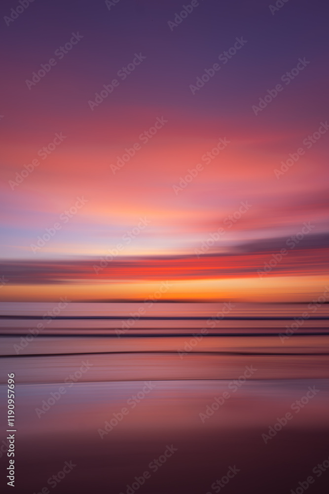 Obraz premium Sunset painting in Morocco