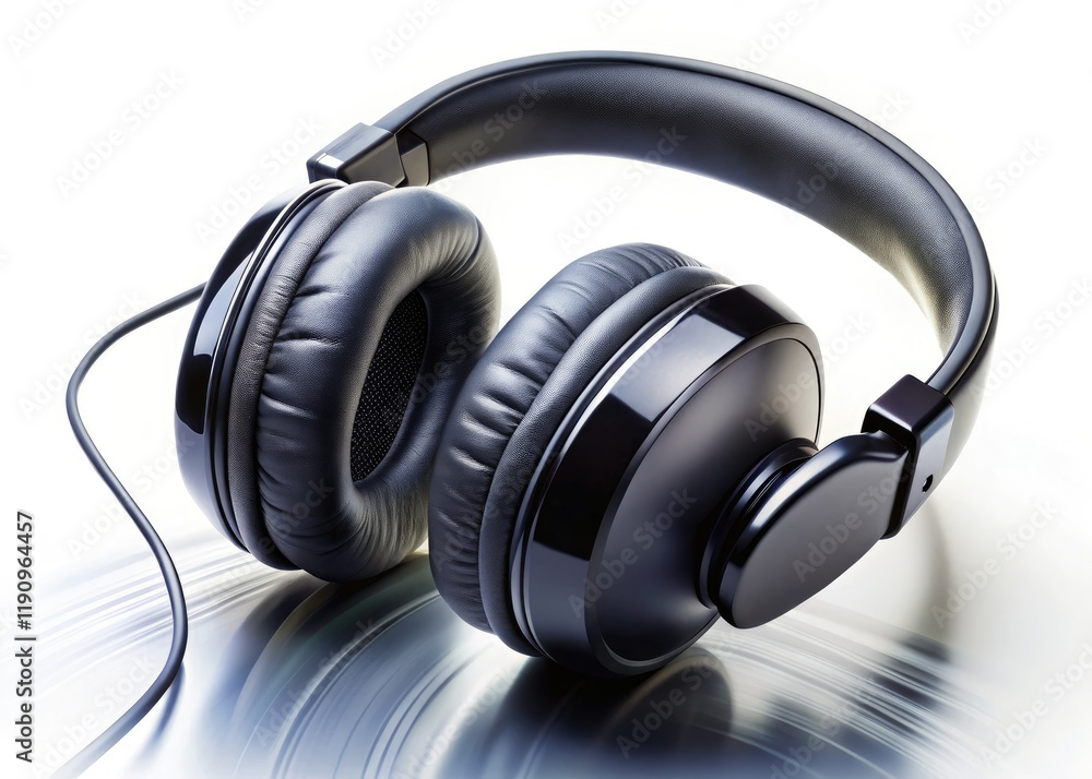 Immersive wireless studio headphones; noise-canceling, long-exposure shot highlighting sleek black design. Premium audio experience. Immersive wireless studio headphones; noise-canceling, long-exposure shot highlighting sleek black design. Premium audio experience.
