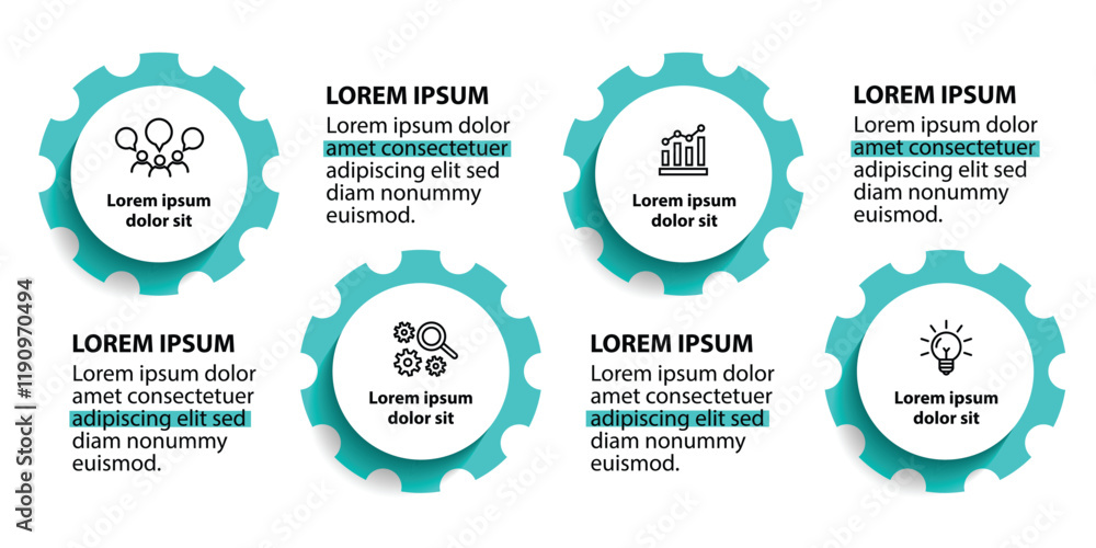 4 steps infographic template with 4 options. Flowchart that can be used for business report, data visualization and presentation. Timeline infographic elements vector illustration. 4 steps infographic template with 4 options. Flowchart that can be used for business report, data visualization and presentation. Timeline infographic elements vector illustration.