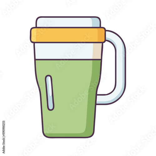 travel mug vector icon, travel mug vector illustration - simple illustration of travel mug, perfect for logos and iconstravel mug 