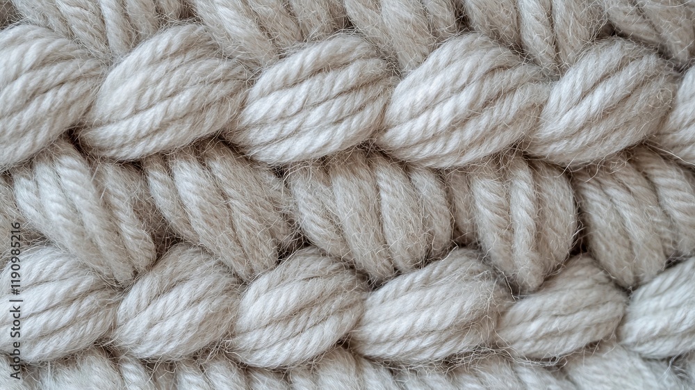 Texture of Handspun Wool in Cozy Natural Cream with Visible Fibers Texture of Handspun Wool in Cozy Natural Cream with Visible Fibers