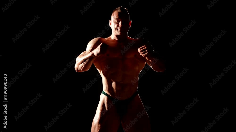 The lighting design creates the atmosphere of a professional photo shoot, adding depth to the image. The lighting design creates the atmosphere of a professional photo shoot, adding depth to the image.