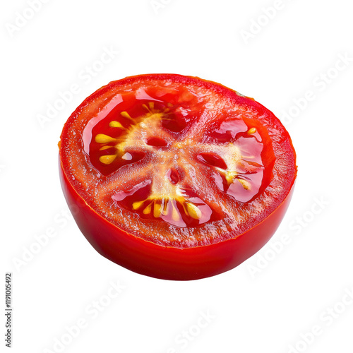 Wallpaper Mural Juicy Red Tomato Slice Macro Photography Torontodigital.ca