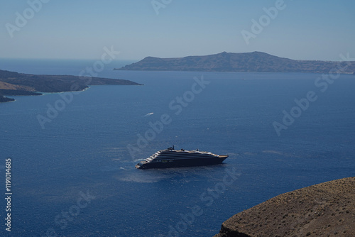 view of the sea from the sea