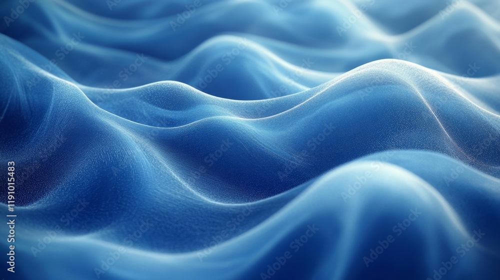 Obraz premium Abstract Blue Background with Soft Glow and Texture. Generative AI