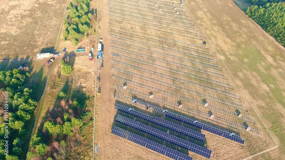 Industrial solar panel field renewable energy project Industrial solar panel field renewable energy project