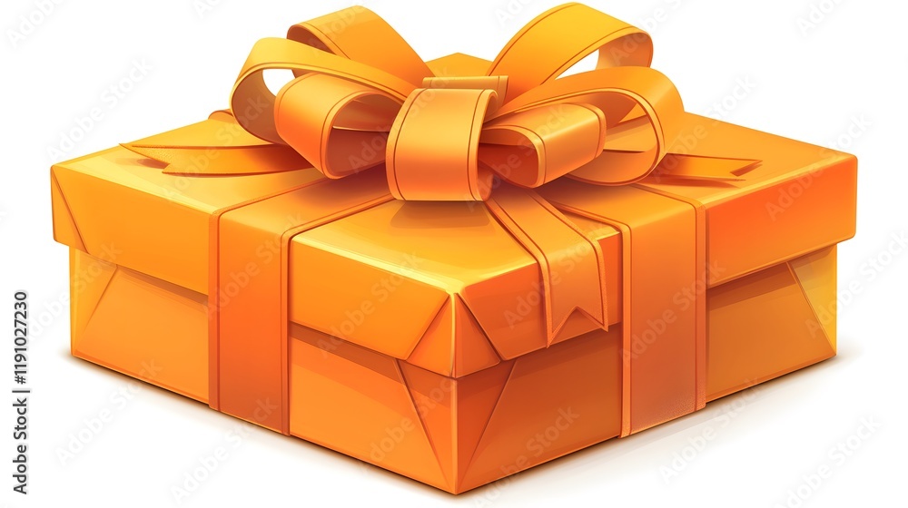 A gift box with a ribbon, isolated on a white background, transparent cutout for flexible use in various contexts. A gift box with a ribbon, isolated on a white background, transparent cutout for flexible use in various contexts.