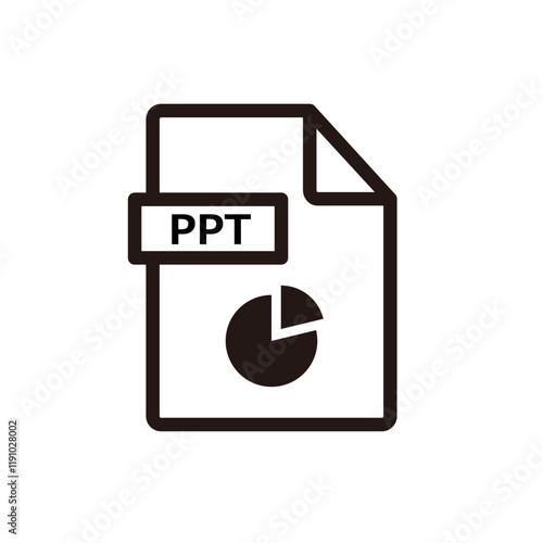 PPT形式のファイルのアイコン