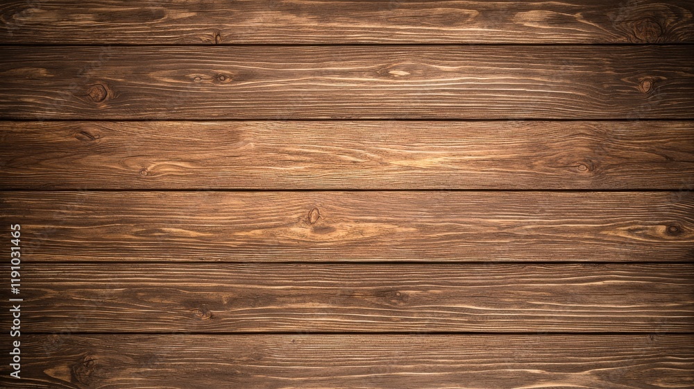 Fototapeta premium Rustic Wooden Plank Surface with Natural Grain Patterns Ideal for Backgrounds, Textures, and Decorative Projects in Warm Brown Hues