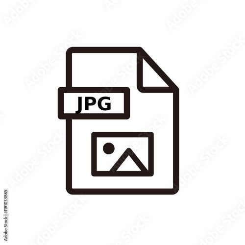 JPG形式のファイルのアイコン