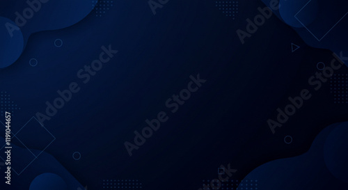 Modern dark navy blue abstract presentation background with corporate concept copy space for text