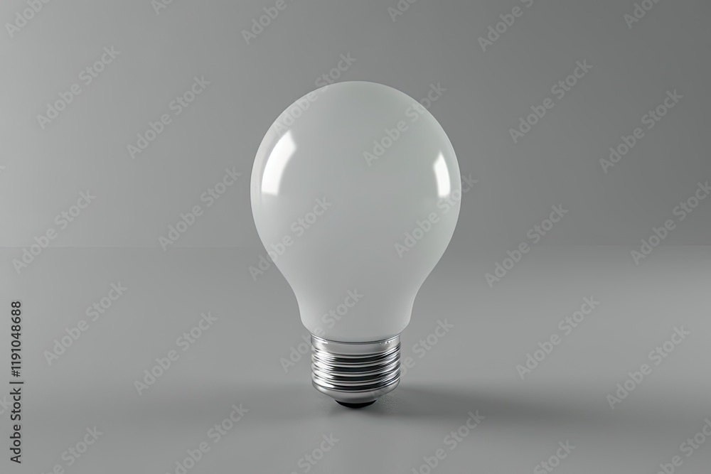 White bulb isolated with coppy space White bulb isolated with coppy space