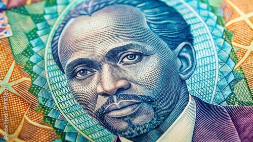 Somali Shilling Banknote, 1000 Shillings, Close-up, Macro Shot, Legal Tender, Currency, Money, Finance, Economy, Somalia