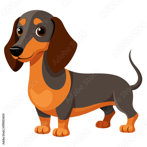 dachshund dog cartoon