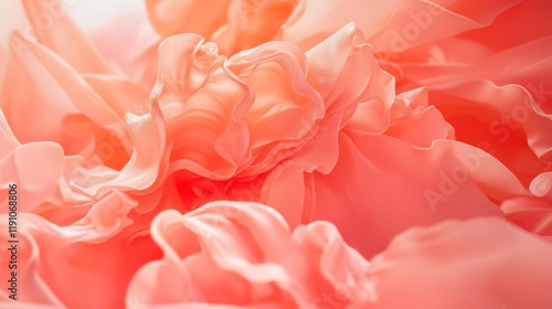 Wallpaper Mural Vibrant Coral Essence, a bold hue symbolizing warmth and innovation, energizing modern designs with optimism and hope for the future Torontodigital.ca