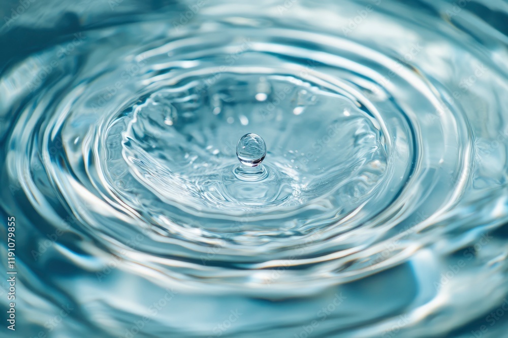 Water Drops on Blue Background. World Water Day Concept. Droplet Texture Surface. Environment Care. CSR, Corporate Social Responsibility or CSC, Corporate Social Contribution Water Drops on Blue Background. World Water Day Concept. Droplet Texture Surface. Environment Care. CSR, Corporate Social Responsibility or CSC, Corporate Social Contribution