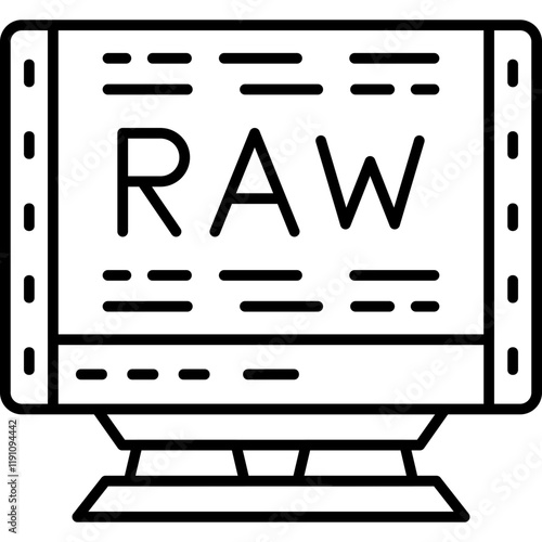 RAW Icon