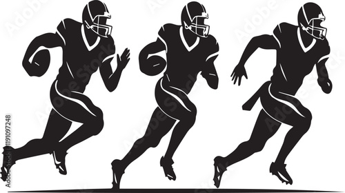 American Football Player Set