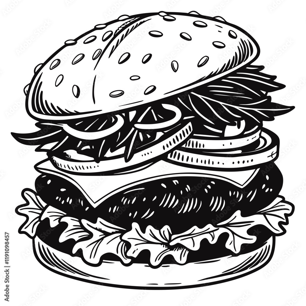 burger with cheese burger with cheese