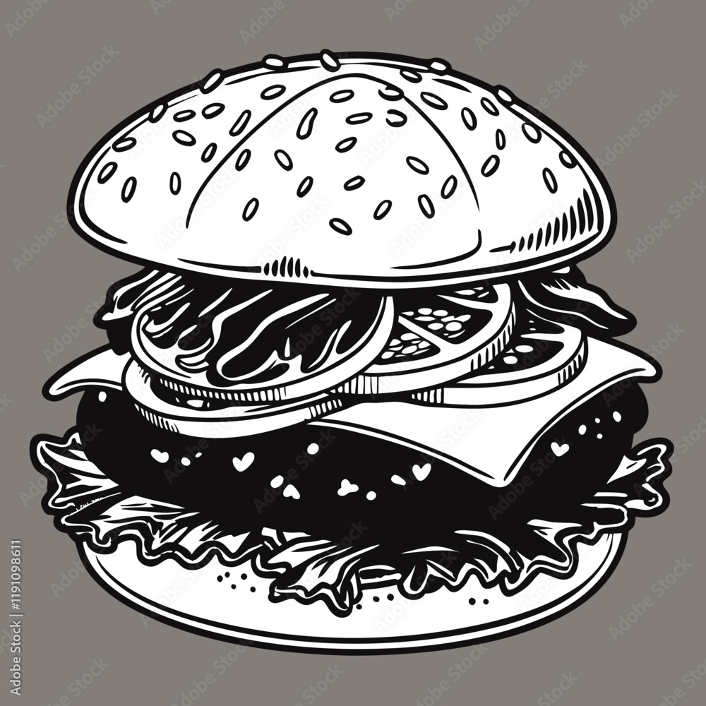 burger with a burger burger with a burger