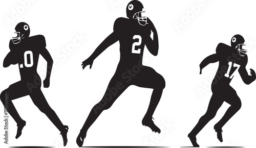 American Football Player Set