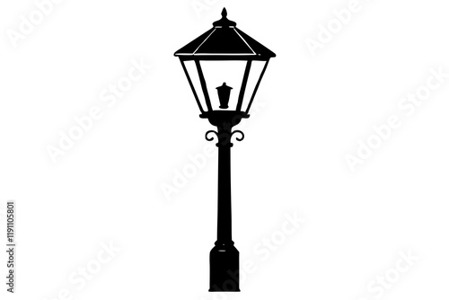 Elegant Lamp Isolated on a Crisp White Background