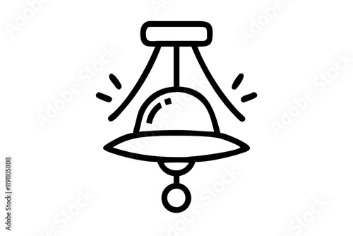 Elegant Lamp Isolated on a Crisp White Background