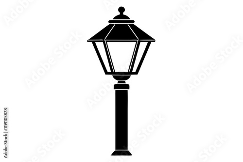Elegant Lamp Isolated on a Crisp White Background