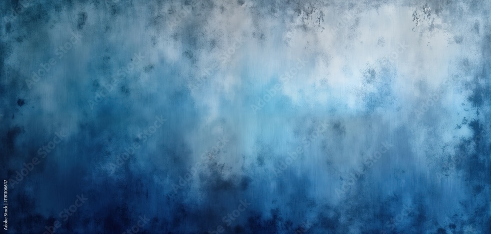 Obraz premium Abstract blue, grey textured background with distressed paint strokes. Artistic, grunge style. Suitable for graphic design wallpaper. Modern design with rough texture evoking vintage style.
