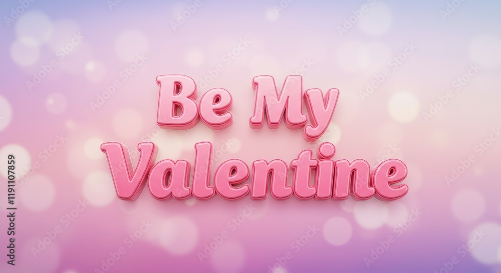 Valentine's Day Wish: A captivating illustration featuring the message Valentine's Day Wish: A captivating illustration featuring the message